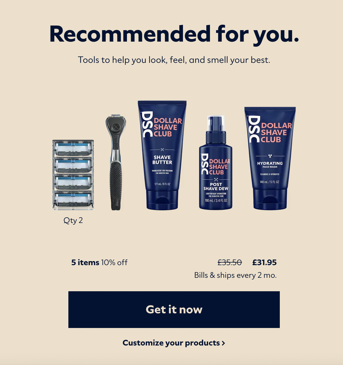 Appstle | eCommerce subscription examples: Lessons from Dollar Shave Club Subscription Box Appstle | eCommerce subscription examples: Lessons from Dollar Shave Club Subscription Box