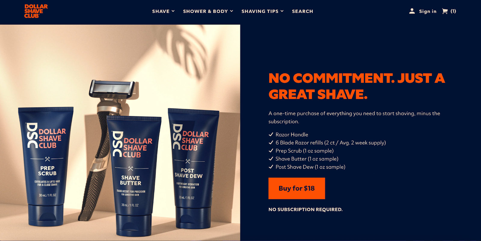 Appstle | eCommerce subscription examples: Lessons from Dollar Shave Club Subscription Box Appstle | eCommerce subscription examples: Lessons from Dollar Shave Club Subscription Box