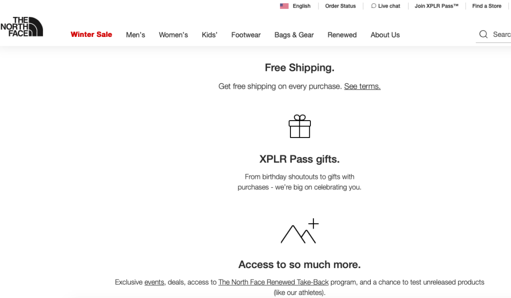 Appstle | The North Face Loyalty Program Analysis: What You Can Learn Appstle | The North Face Loyalty Program Analysis: What You Can Learn