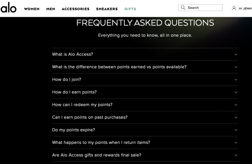Appstle | Alo Yoga Customer Loyalty Program Breakdown: Lessons To Learn Appstle | Alo Yoga Customer Loyalty Program Breakdown: Lessons To Learn