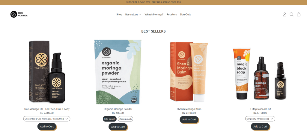 Appstle | True Moringa Boosts Skincare Subscriptions A Journey to 70% Growth Appstle | True Moringa Boosts Skincare Subscriptions A Journey to 70% Growth