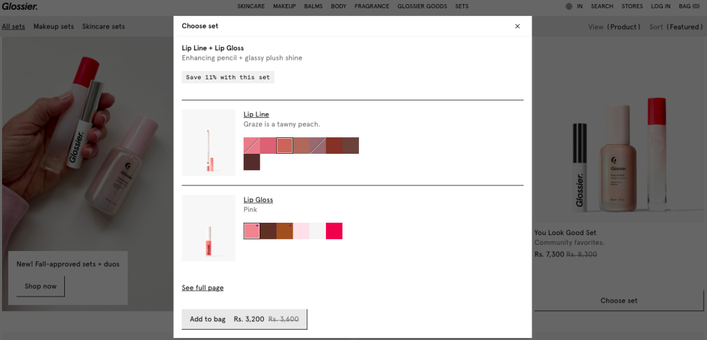 Appstle | Glossier Beauty and Cosmetics Product Bundle Strategy Breakdown for Shopify Stores Appstle | Glossier Beauty and Cosmetics Product Bundle Strategy Breakdown for Shopify Stores