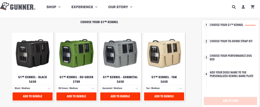 Appstle | Gunner Kennels Pet Supply Shopify Product Bundle Strategy Breakdown Appstle | Gunner Kennels Pet Supply Shopify Product Bundle Strategy Breakdown