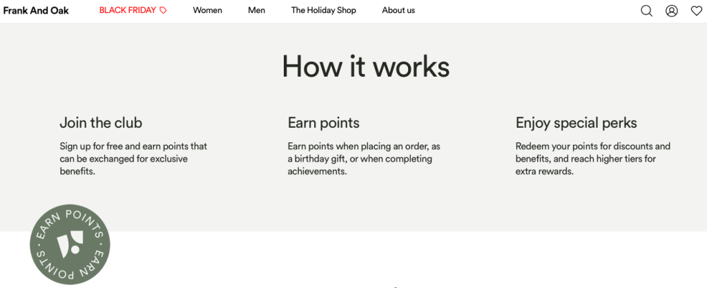 Appstle | Shopify Plus Loyalty Program Breakdown - Frank And Oak On Shopify Plus Appstle | Shopify Plus Loyalty Program Breakdown - Frank And Oak On Shopify Plus