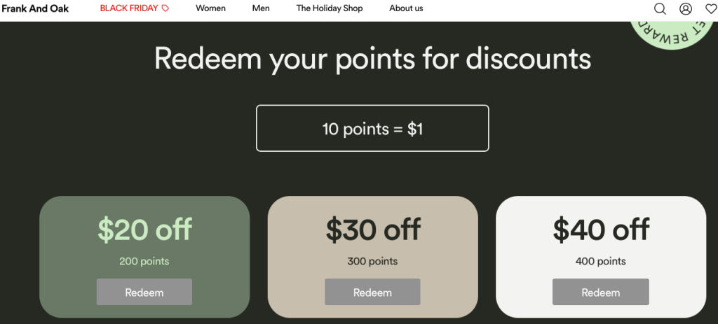 Appstle | Shopify Plus Loyalty Program Breakdown - Frank And Oak On Shopify Plus Appstle | Shopify Plus Loyalty Program Breakdown - Frank And Oak On Shopify Plus