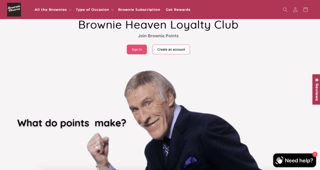 Appstle | Shopify Loyalty Program Strategy Breakdown - Brownie Heaven Appstle | Shopify Loyalty Program Strategy Breakdown - Brownie Heaven