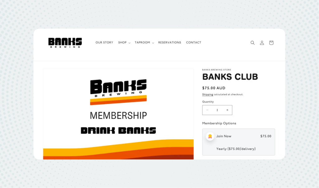 Banks Brewing Store Shopify Membership Strategy Breakdown and Lessons