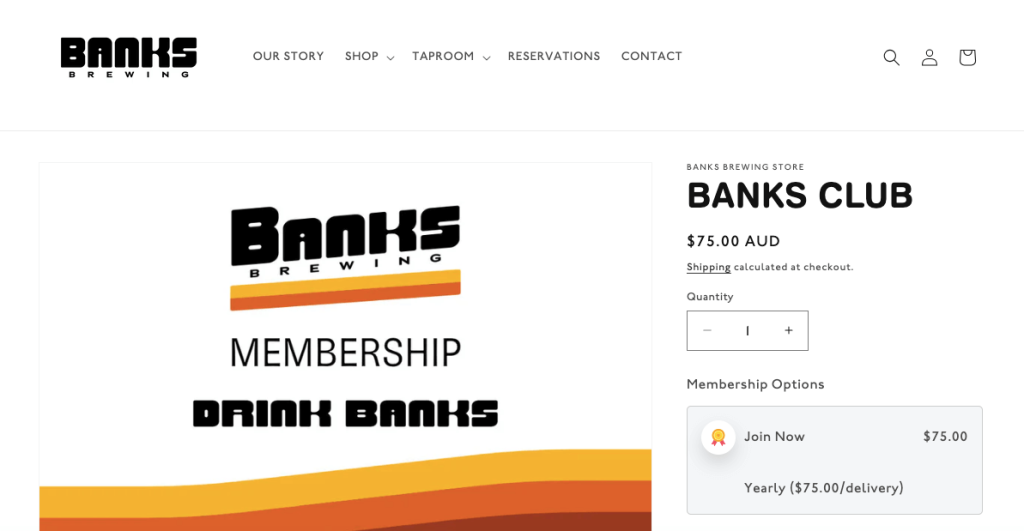 Appstle | Banks Brewing Store Shopify Membership Strategy Breakdown and Lessons Appstle | Banks Brewing Store Shopify Membership Strategy Breakdown and Lessons