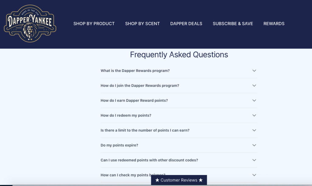 Appstle | Dapper Yankee Shopify Rewards Strategy Breakdown and Lessons to Take Home Appstle | Dapper Yankee Shopify Rewards Strategy Breakdown and Lessons to Take Home