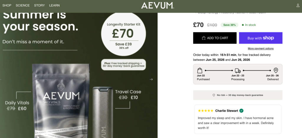 Design pages with subscription focus
